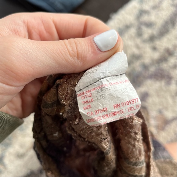 Textured Boho Striped Long Sleeve - Picture 3 of 4